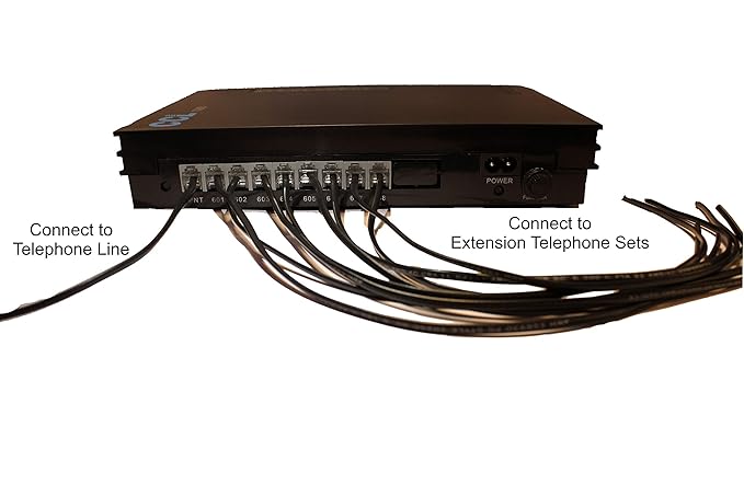 CCL RJ11 108SU EPABX with Advanced Features - Black