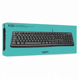 Logitech Plug and Play USB Keyboard K120, Black