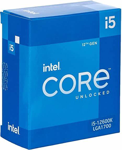 Intel Core I5 12400 12 Gen Generation Desktop Pc Processor 6, CPU with 18Mb Cache and Up to 4.40 Ghz Clock Speed Ddr5 and Ddr4 Ram Support Lga 1700
