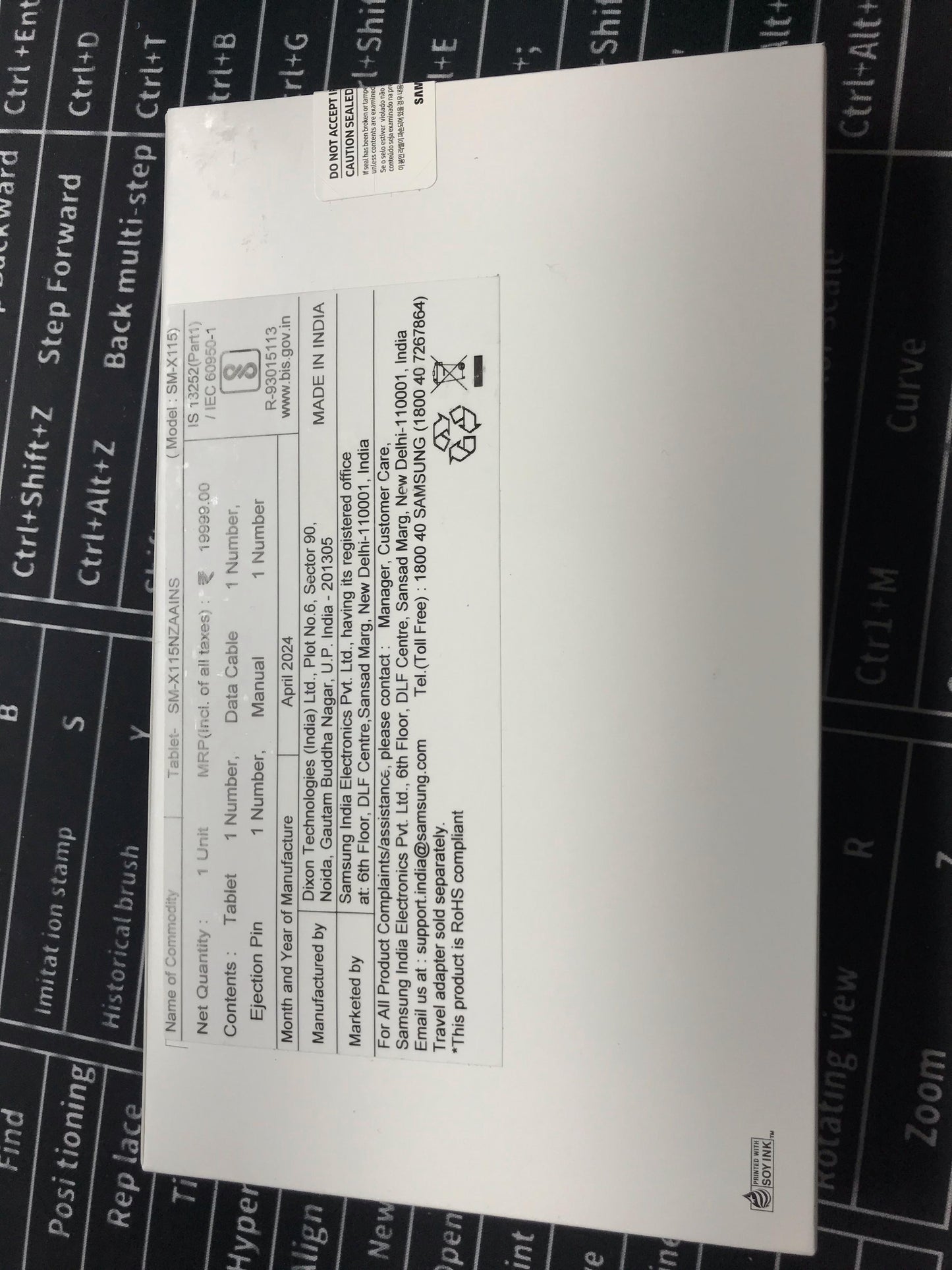 Samsung SM-X115 Galaxy Tab A9 8.7'' LTE 4GB RAM 64GB Graphite EU