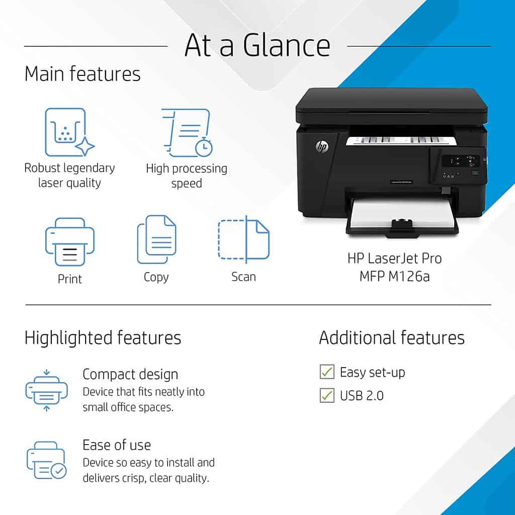HP LASERJET 126A PRINTER